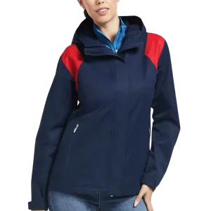 Ariat Women's Spectator Navy and Red Waterproof Jacket