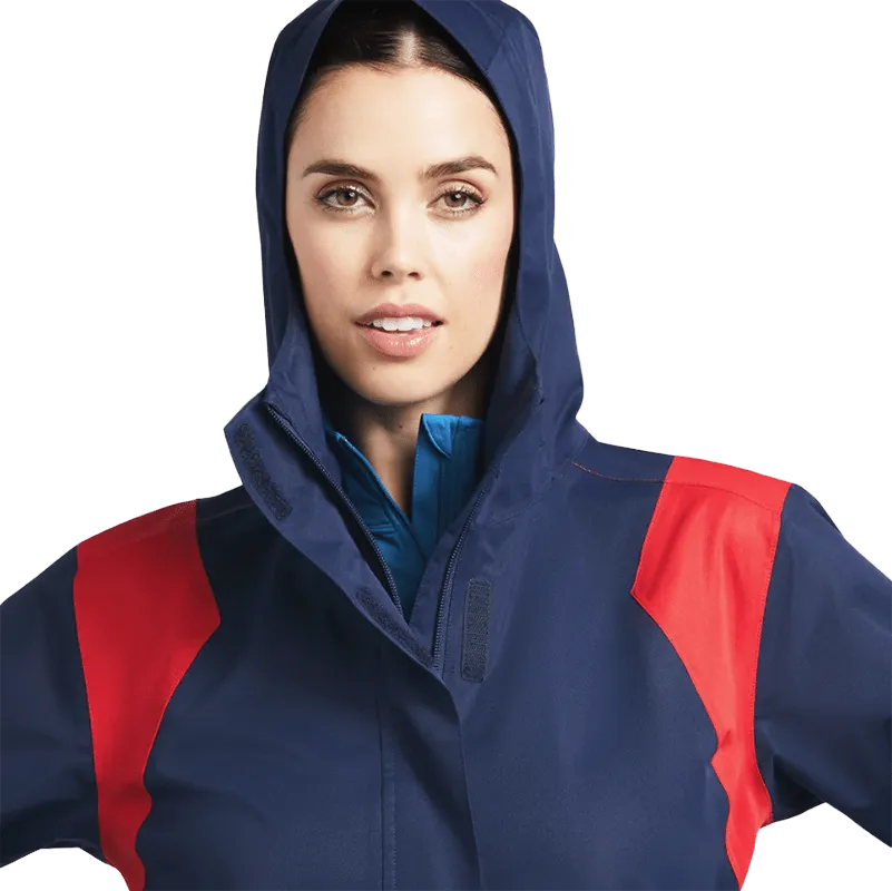 Ariat Women's Spectator Navy and Red Waterproof Jacket