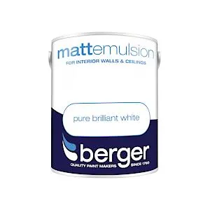 Berger 5.0L Vinyl Matt - Pure Brilliant White White 5.0L