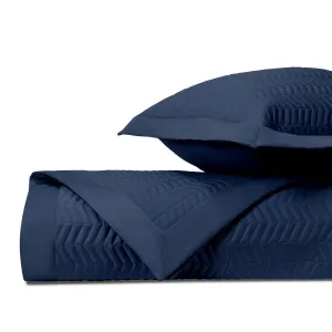 Chester Quilted Navy Blue by Home Treasures