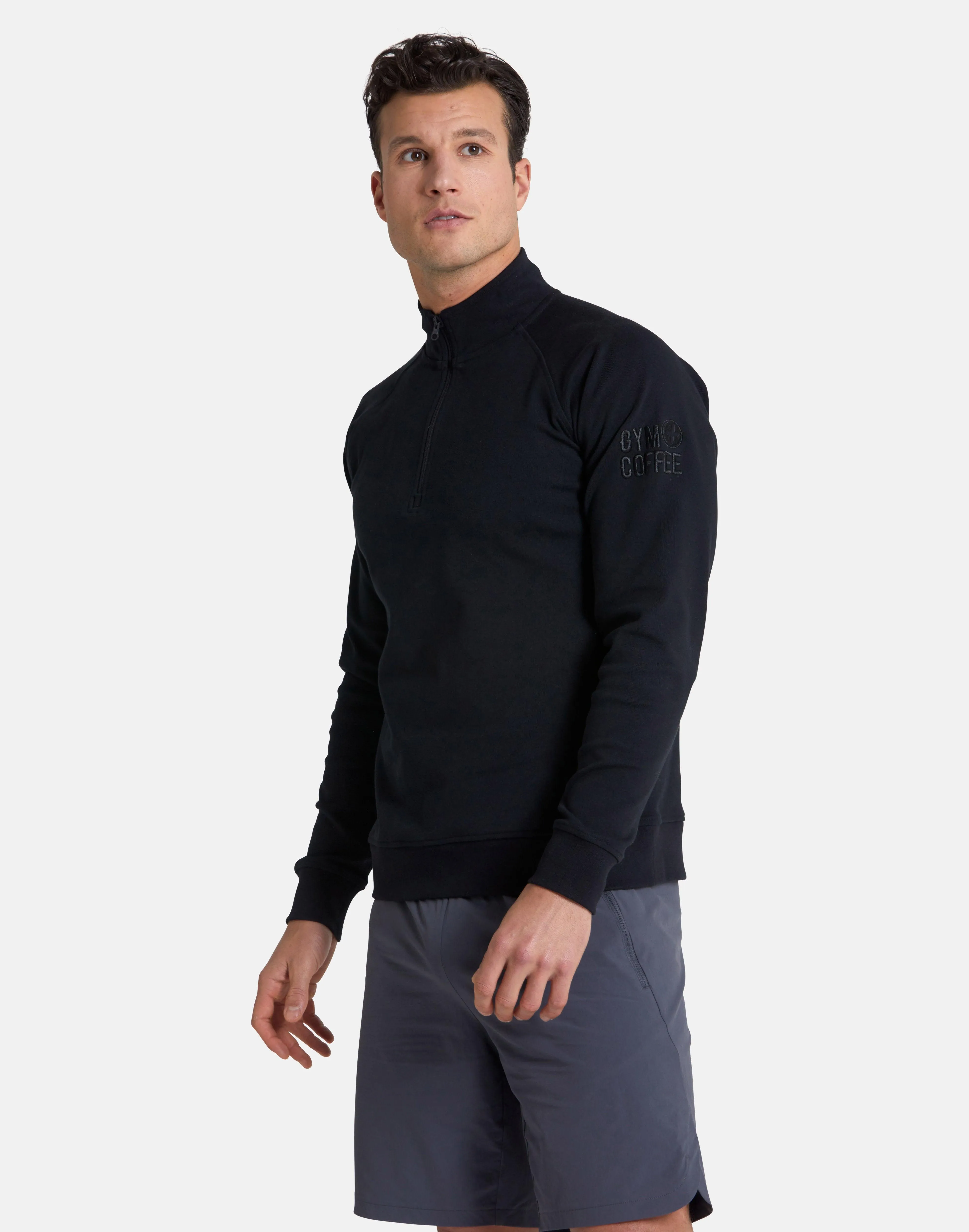 Chill Half Zip in Black