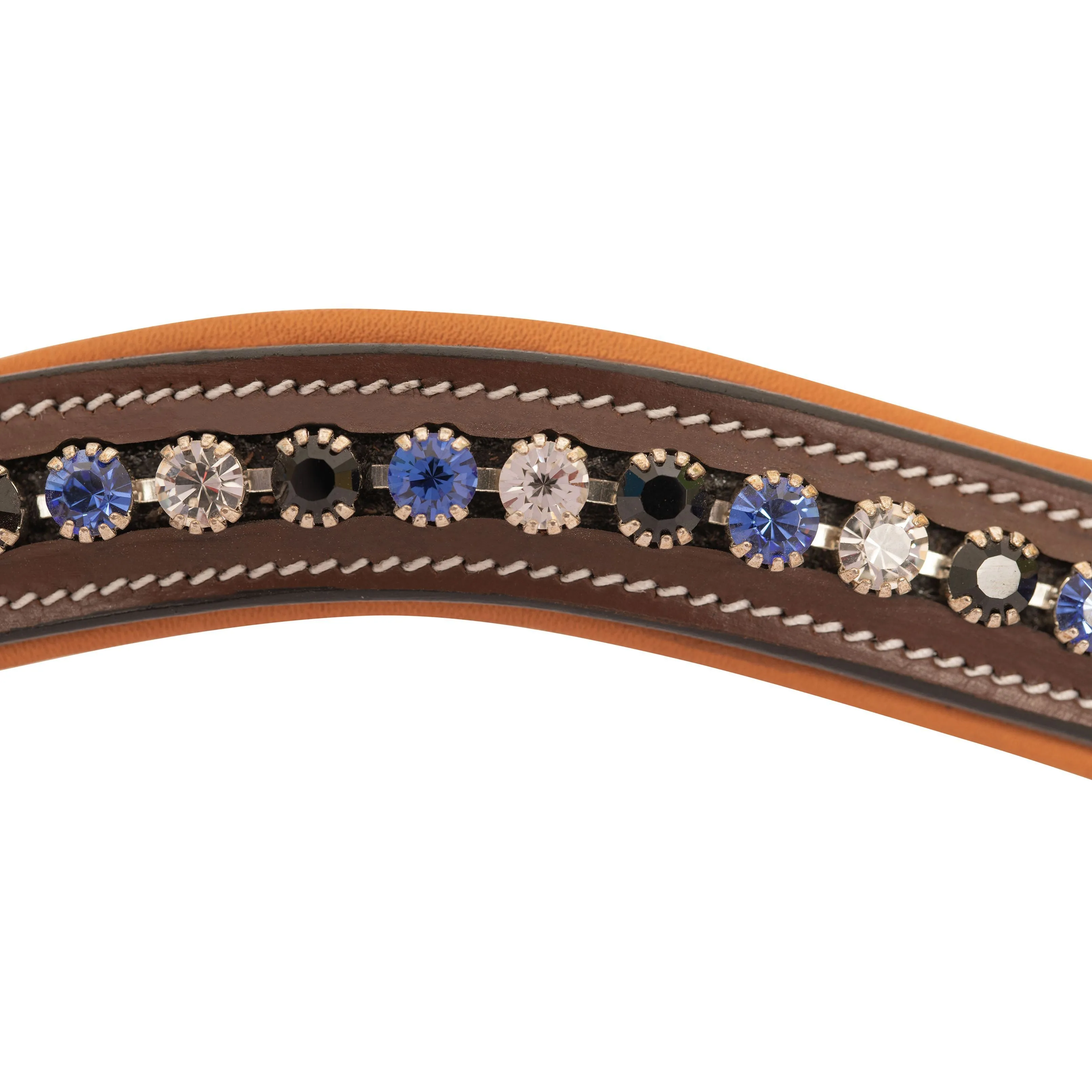 ExionPro Elegant, Attractive Blue, Black & Alternative Clear Crystal Browband