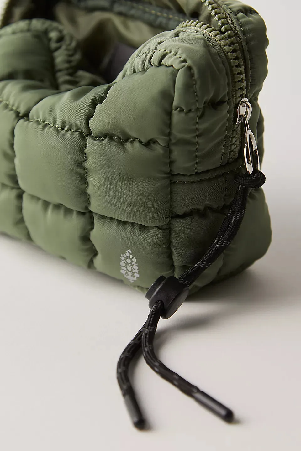 Free People Quilted Mini Case- Washed Sage