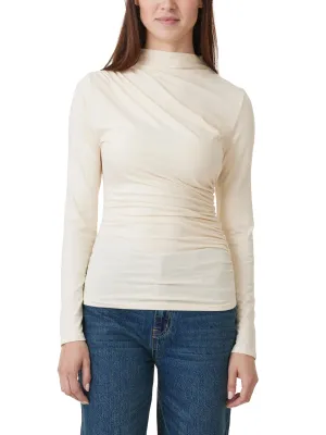 Funnel Neck Long Sleeve Top