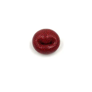 Junmin Bae - Small Red Smile Brooch