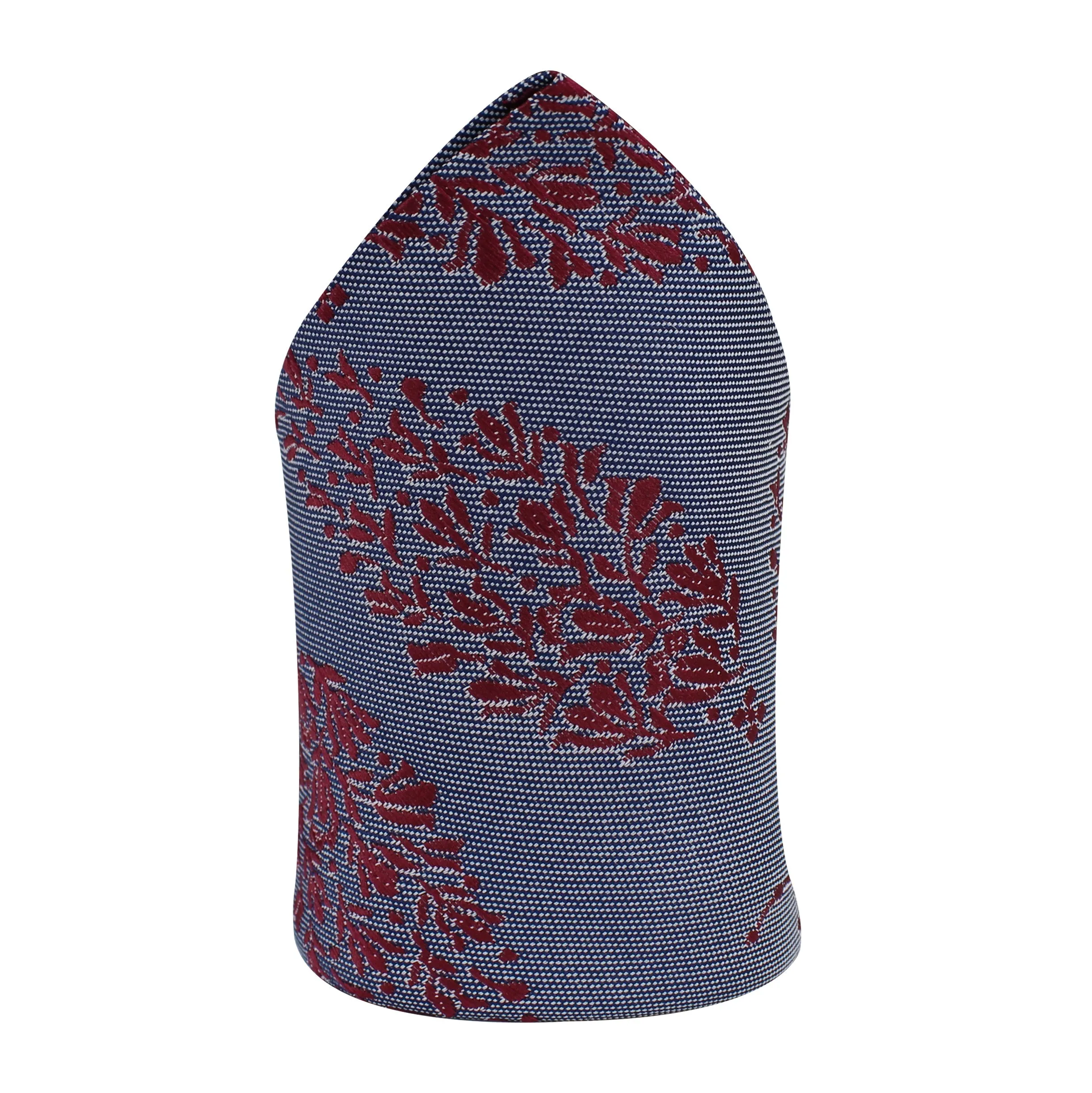 Kovove The Twining Paisley Blue Pocket Square For Men