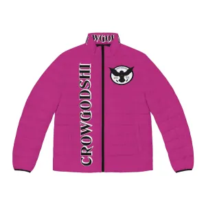 Men's CROWGODSHI Puffer Jacket, PINK