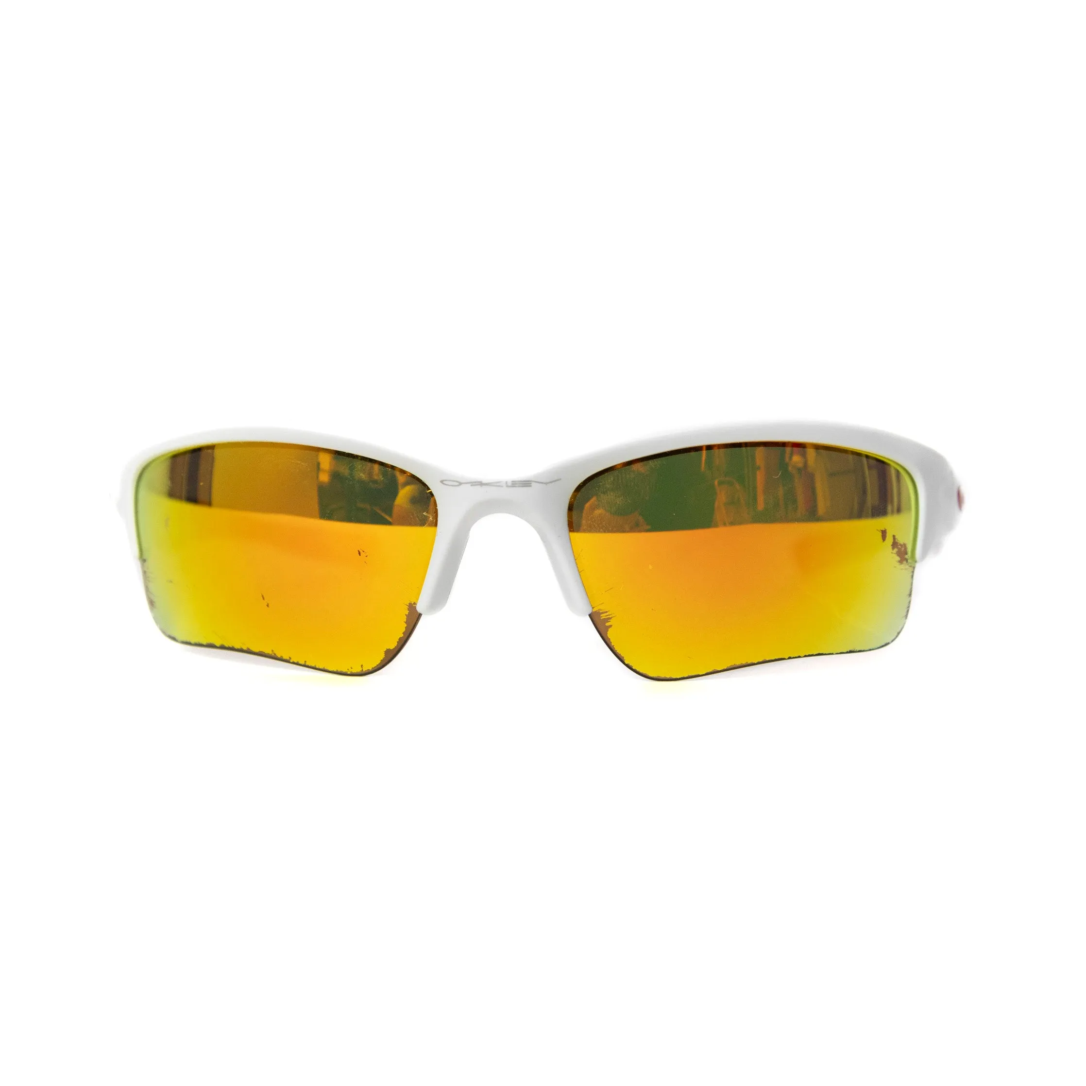 Oakley Quarter Jacket White Sunglasses