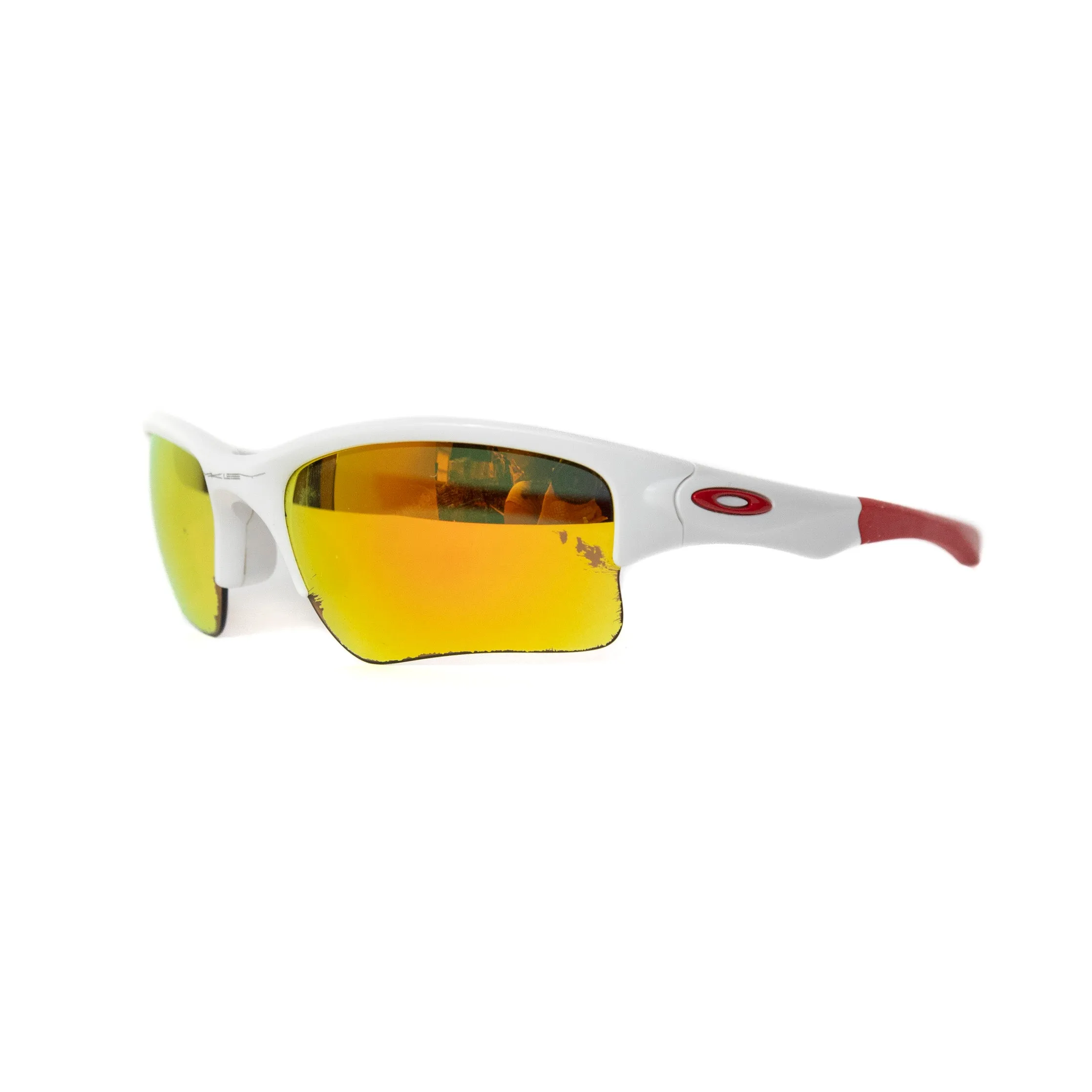 Oakley Quarter Jacket White Sunglasses