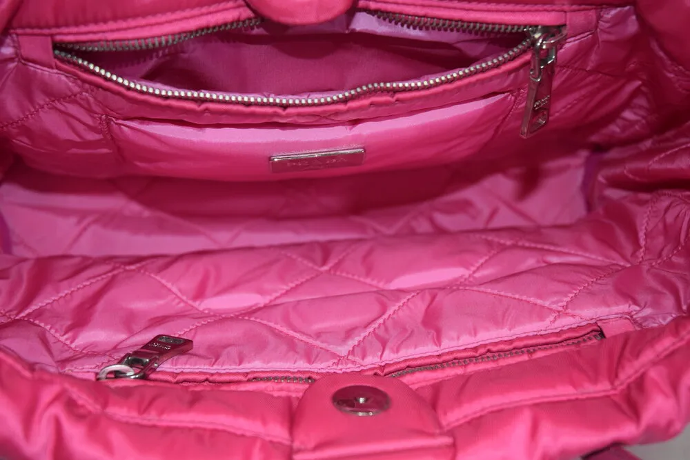 Prada | Tesuto Bomber 2WAY Shoulder Bag PINK