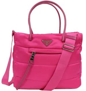 Prada | Tesuto Bomber 2WAY Shoulder Bag PINK