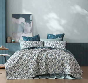 Serendipity Coverlet Set Teal