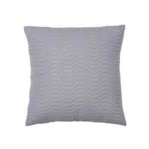 Vivid Grey European Pillowcase by Bianca