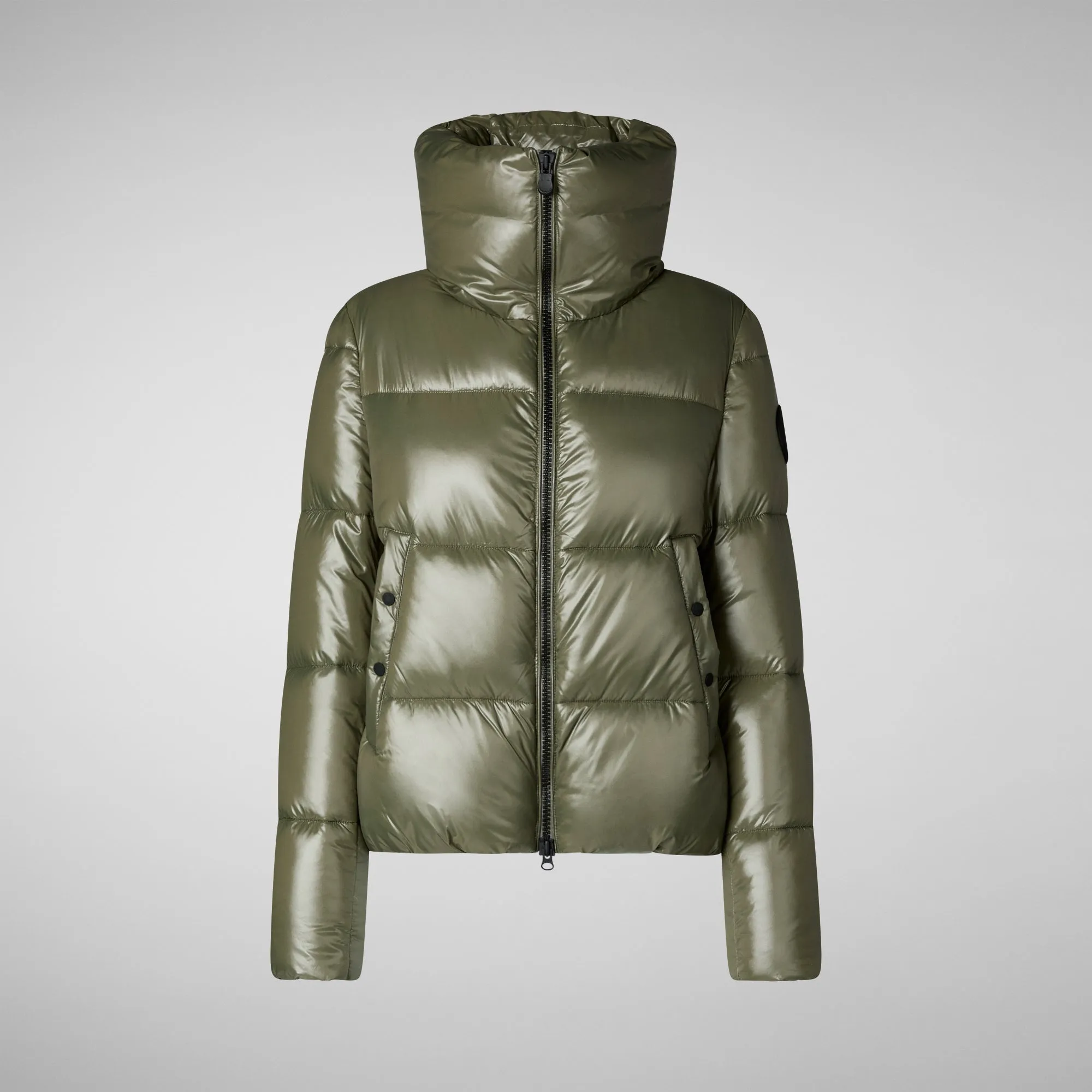 Women's Animal free Puffer Jacket Isla  in laurel green