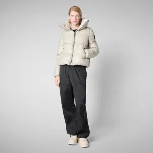 Women's Animal free Puffer Jacket Isla  in Rainy Beige