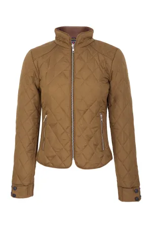 Womens Jacket - Caramel - A Little Bit Racey